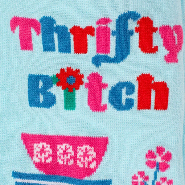 Thrifty B*tch Kitchenware Crew Socks