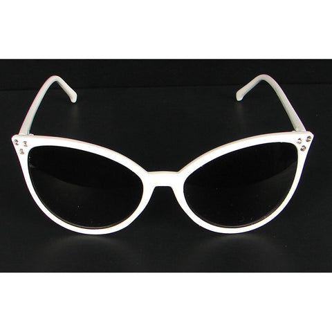 White Modern Cat Eye Sunglasses Cats Like Us