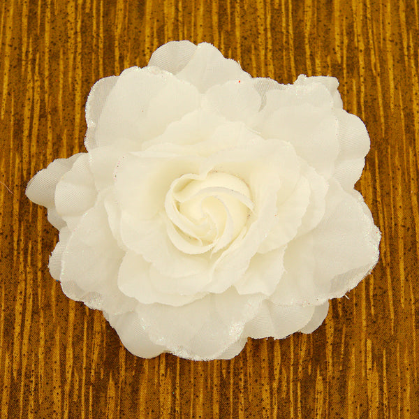 White Rose Hair Clip Pin Cats Like Us