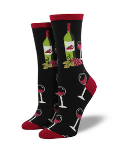 Wine Scene Socks Cats Like Us