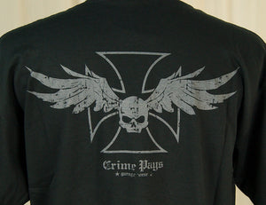 Winged Skull Garage Wear T Cats Like Us