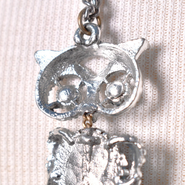 Wise Owl Dangling Necklace Cats Like Us