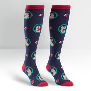 Wise Owl Knee Socks Cats Like Us