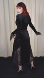 Jawbreaker Witchy Velvet and Lace Dress
