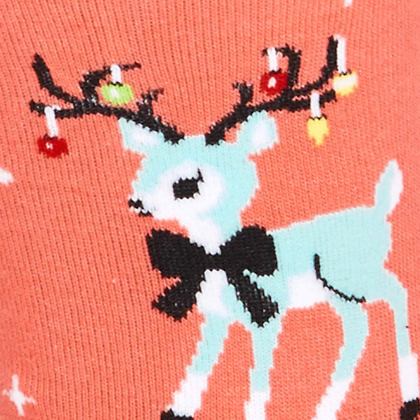 With Bells On Deer Crew Socks Cats Like Us