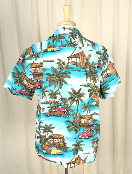 Woodys Vacation Aloha Shirt Cats Like Us