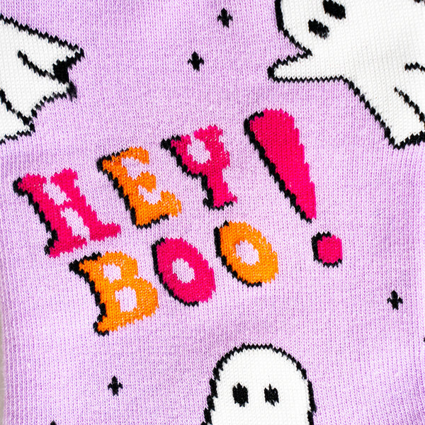Hey Boo! Crew Socks